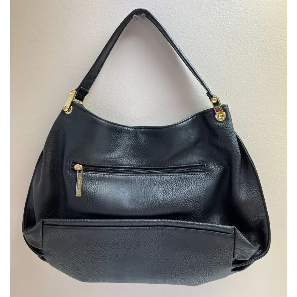 NWOT Olivia + Joy faux pebbled leather shoulder/hobo bag